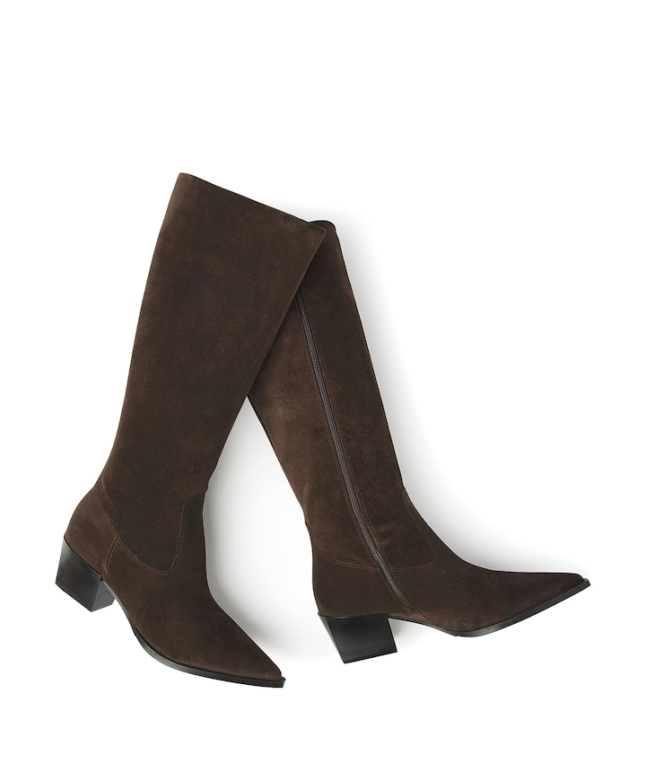 Kate Elena dames laarzen bruin