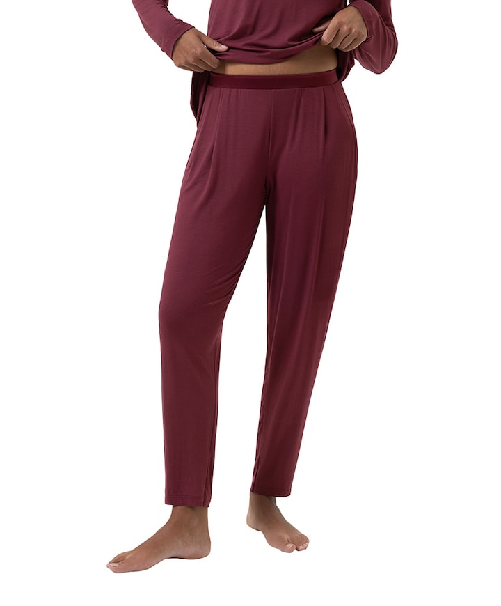 Pyjamabroek bordeaux