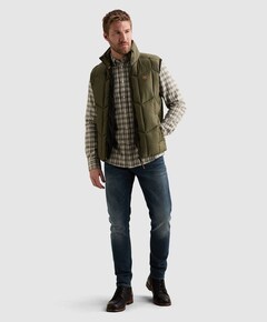 Heren bodywarmer groen