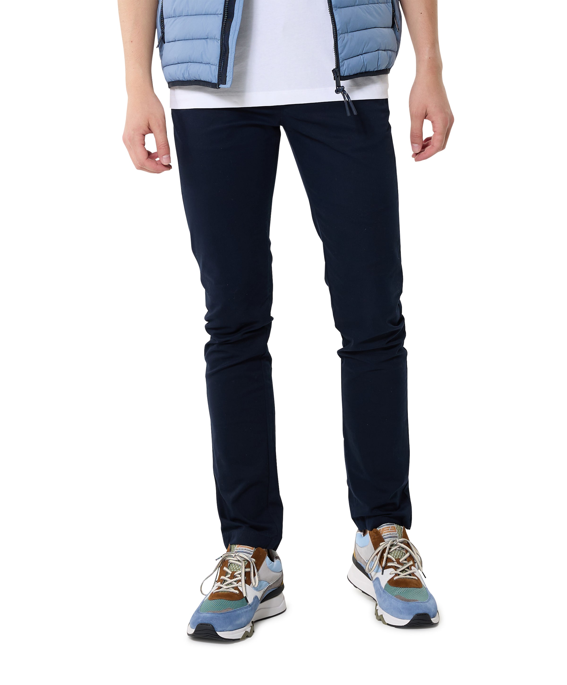 CORE BLEECKER 1985 PIMA COTTON broek blauw