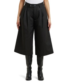 Pleated culotte wmn dames broek zwart