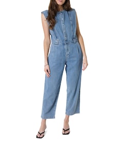 dames jumpsuit blauw