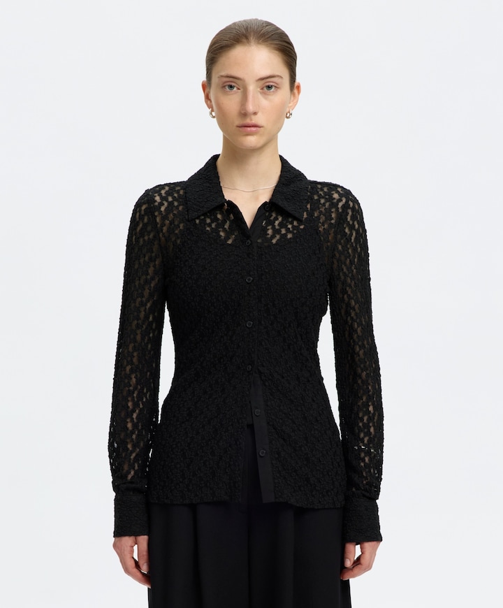 Dames blouse zwart
