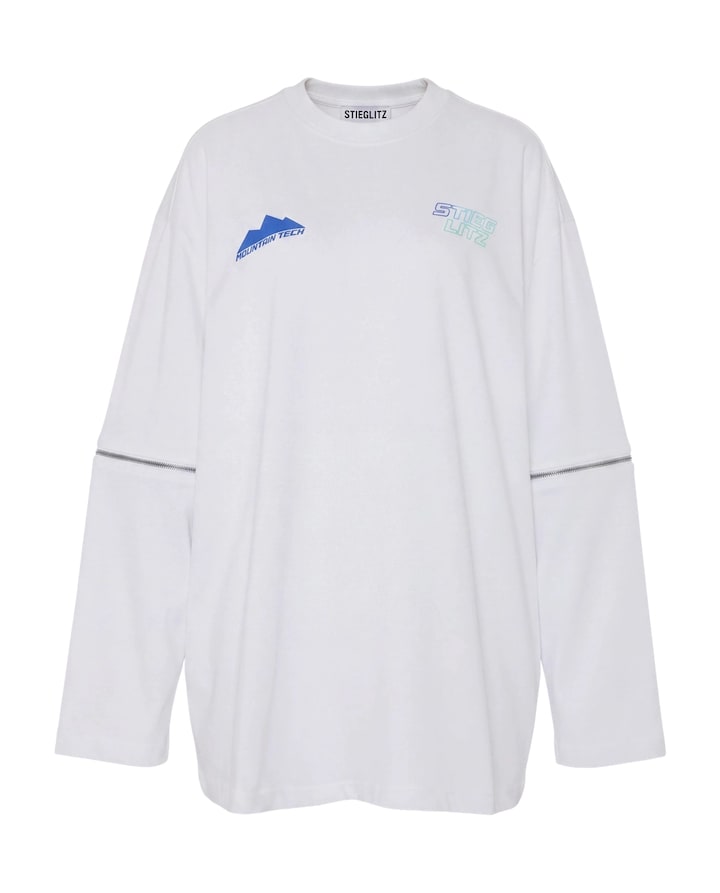 Dames longsleeve wit