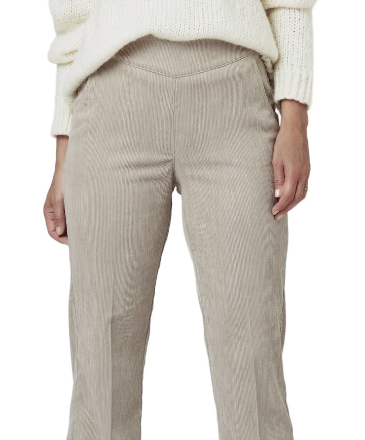 Scarlet Wide Leg dames broek beige