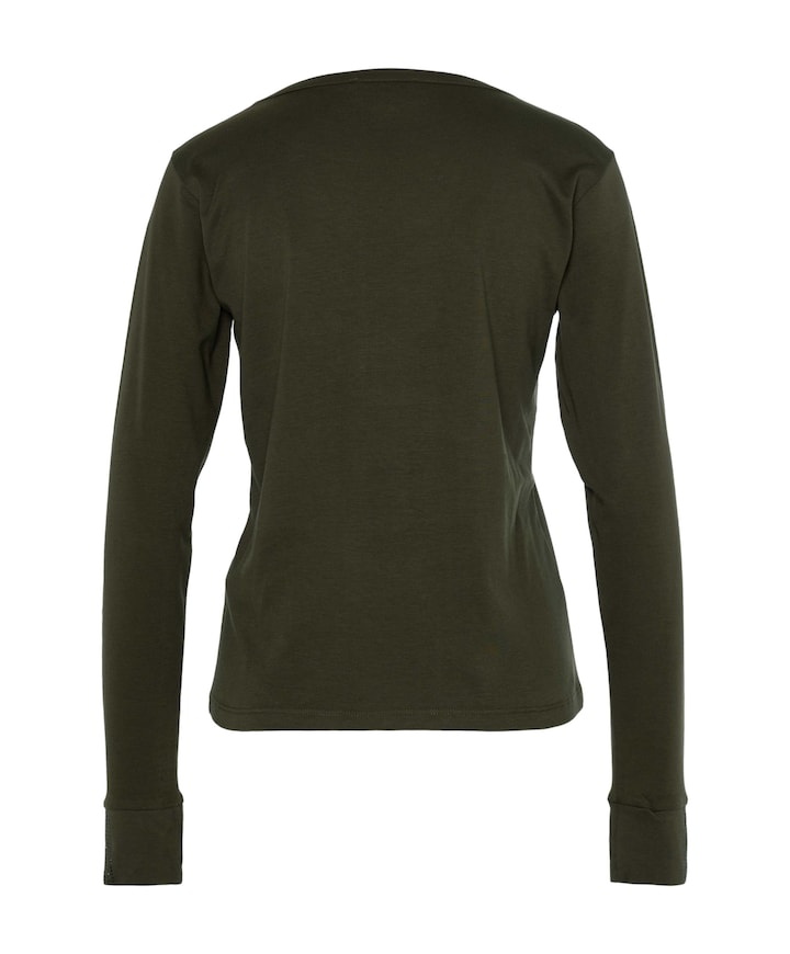 Dames longsleeve groen