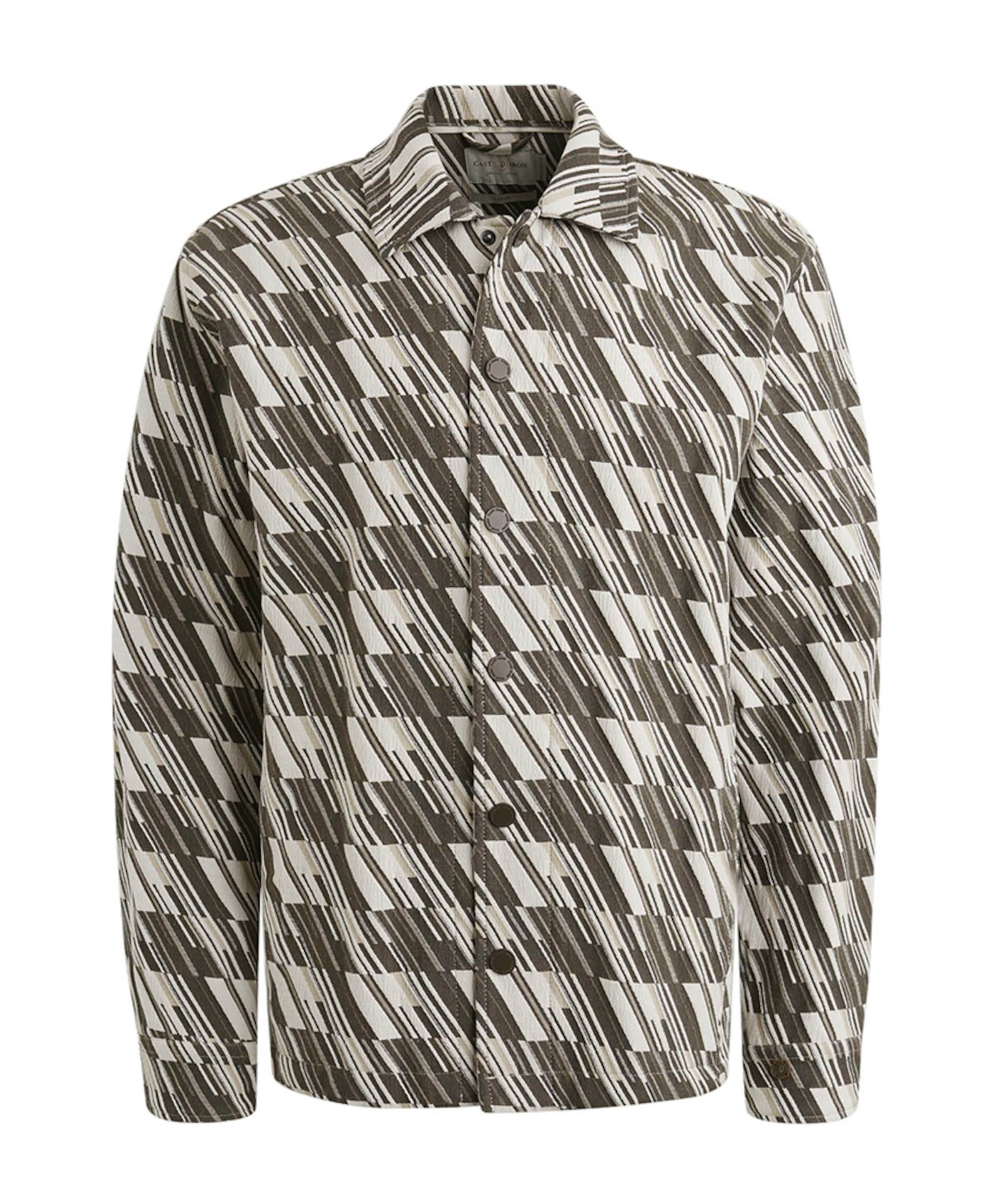 Overhemd lange mouw grijs