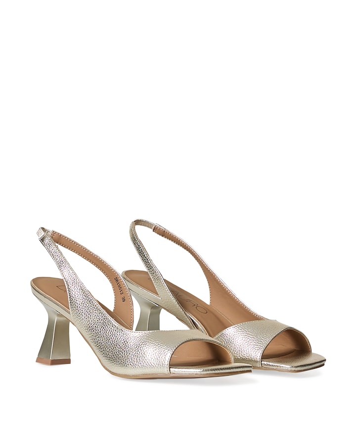 Wiberta dames sandalets goud