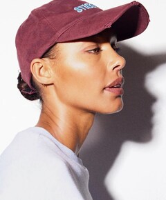 Dames cap rood