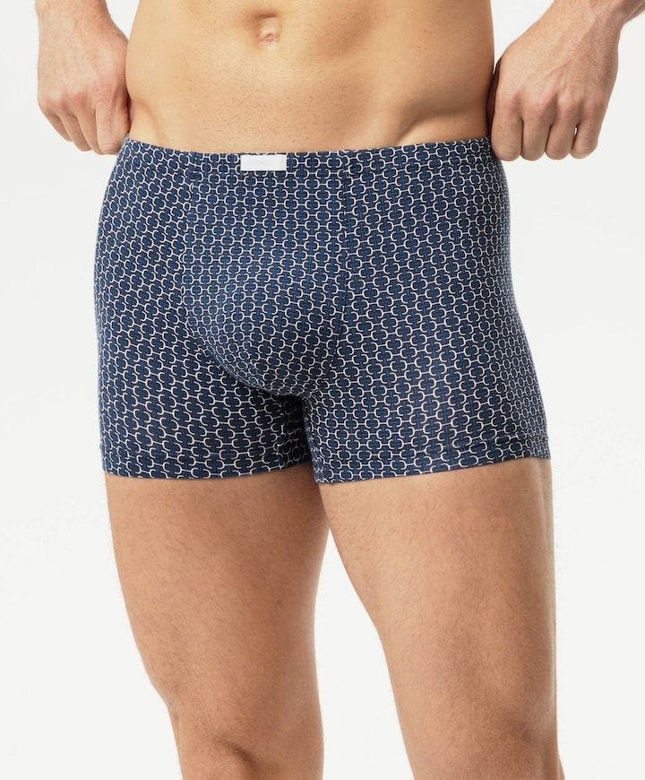 Heren boxershort blauw