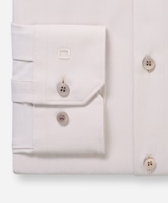 Heren overhemd lange mouw beige