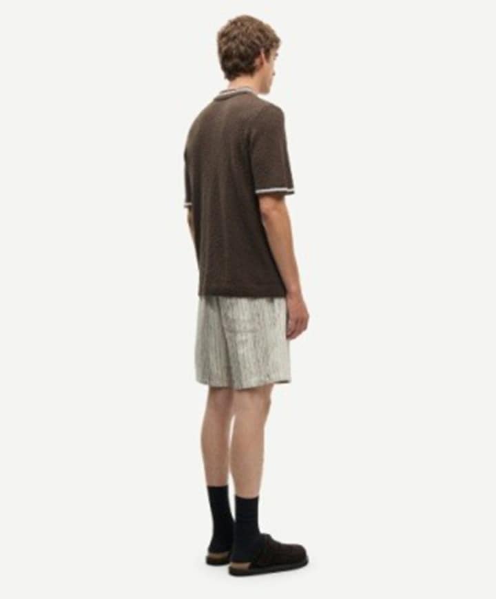 Heren polo bruin