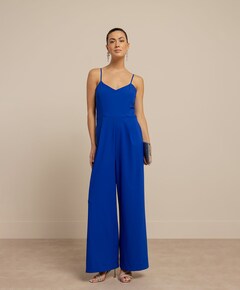 Betsy dames jumpsuit blauw