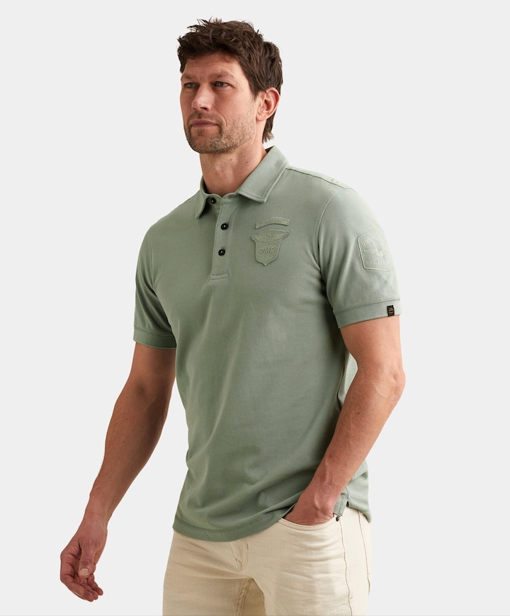 Heren polo groen