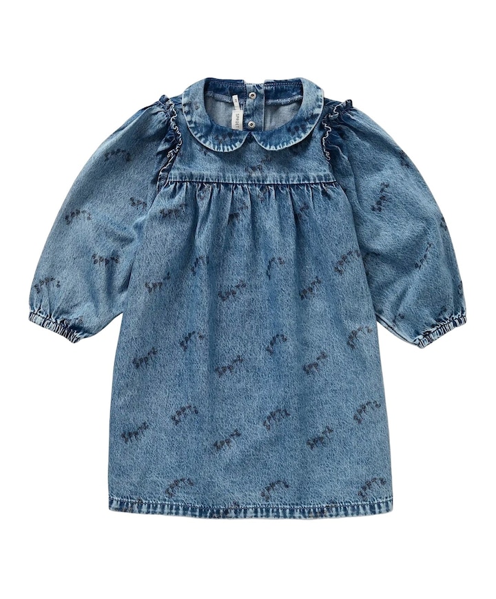 Meisjes jurk blauw