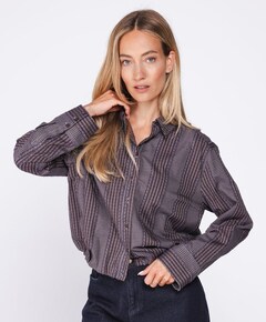 Dames blouse blauw