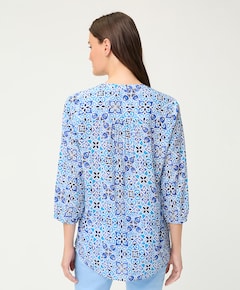 Dames blouse blauw