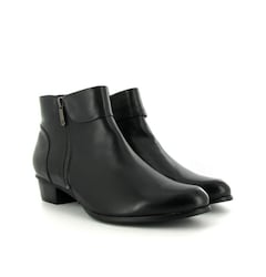 dames enkellaarzen blauw