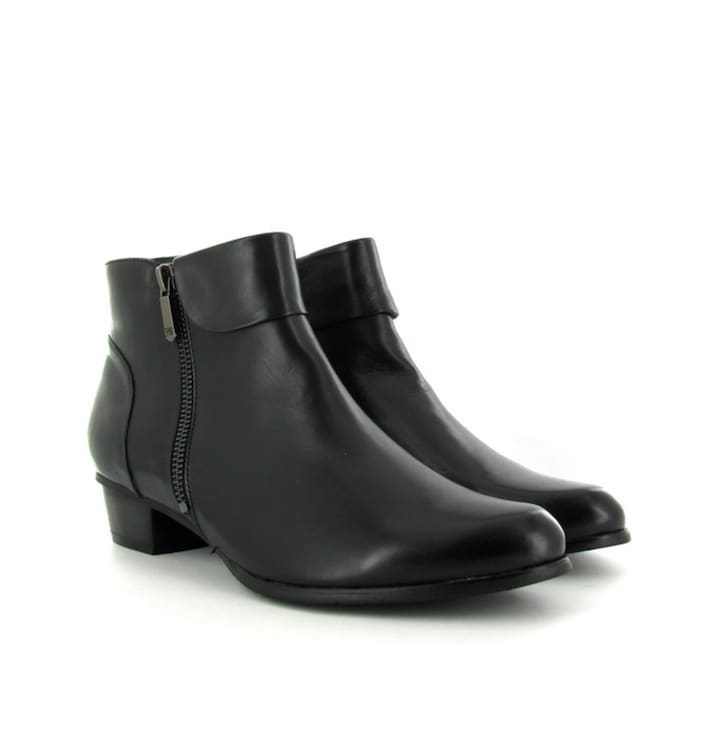 dames enkellaarzen blauw
