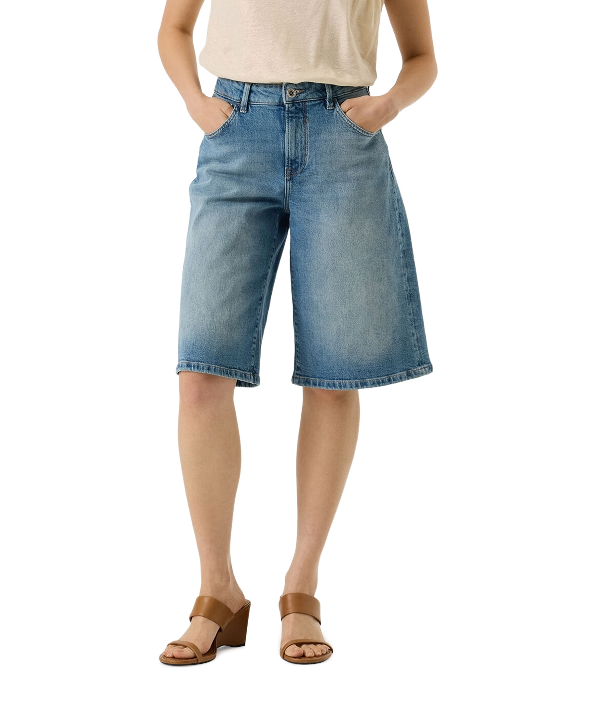 P260346_Celia long bermuda dames bermuda blauw