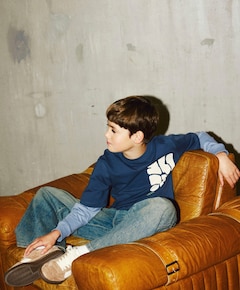 Jongens longsleeve blauw
