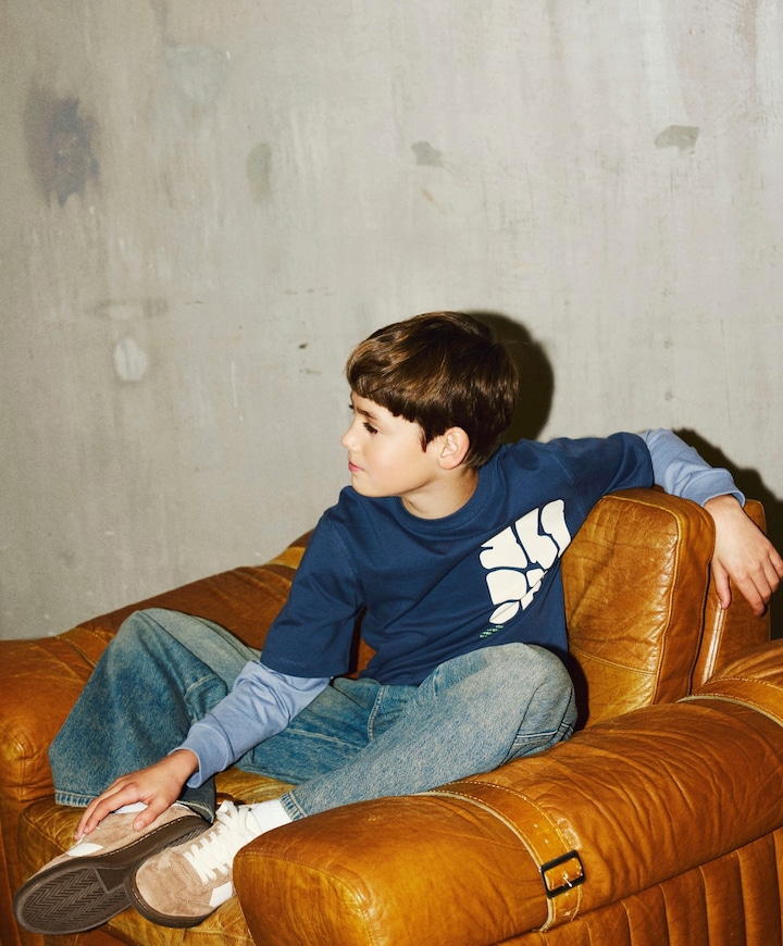 Jongens longsleeve blauw