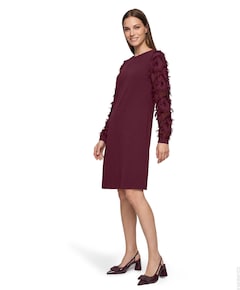 Dames jurk bordeaux