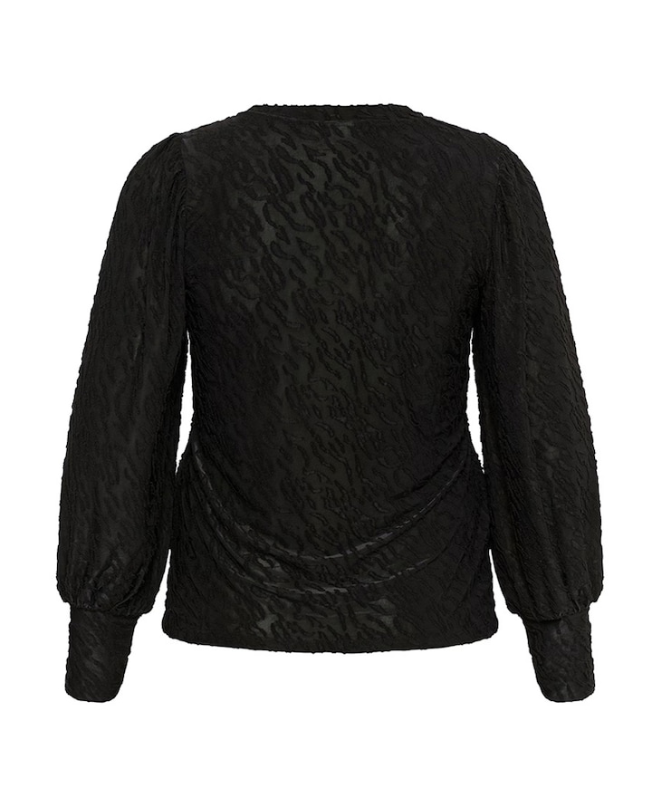 Dames longsleeve zwart