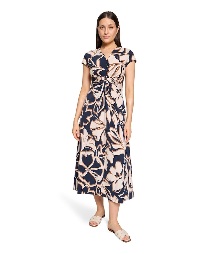 Dames jurk blauw