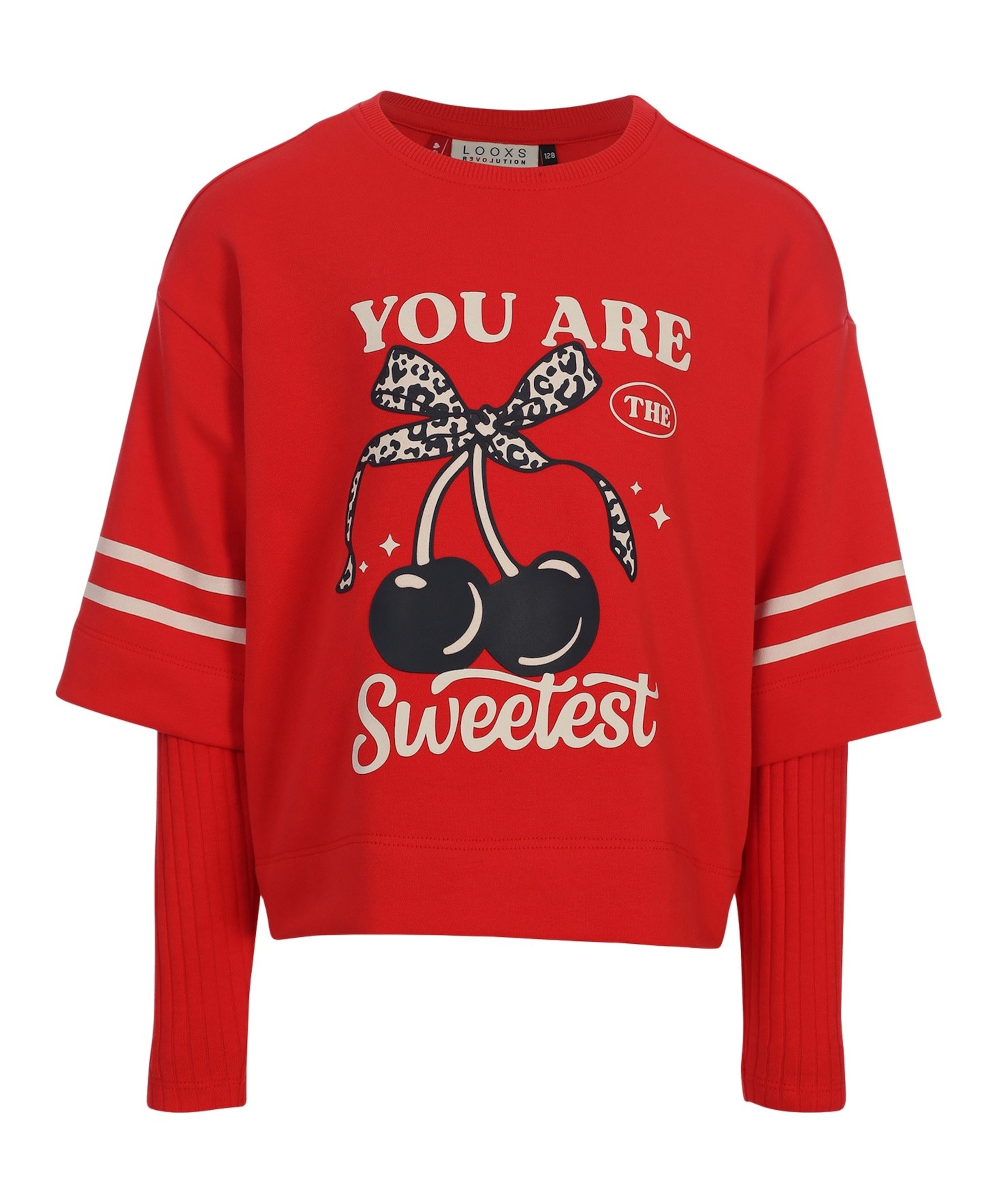 Meisjes longsleeve rood
