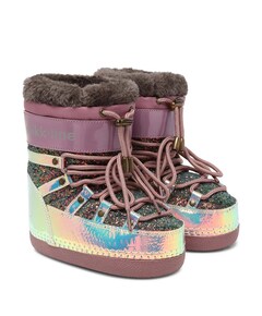 Glitter boots roze