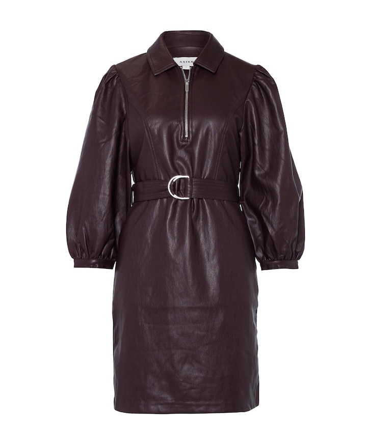 Dames jurk bordeaux