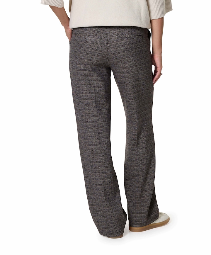 Colette Fancy Tweed broek bruin