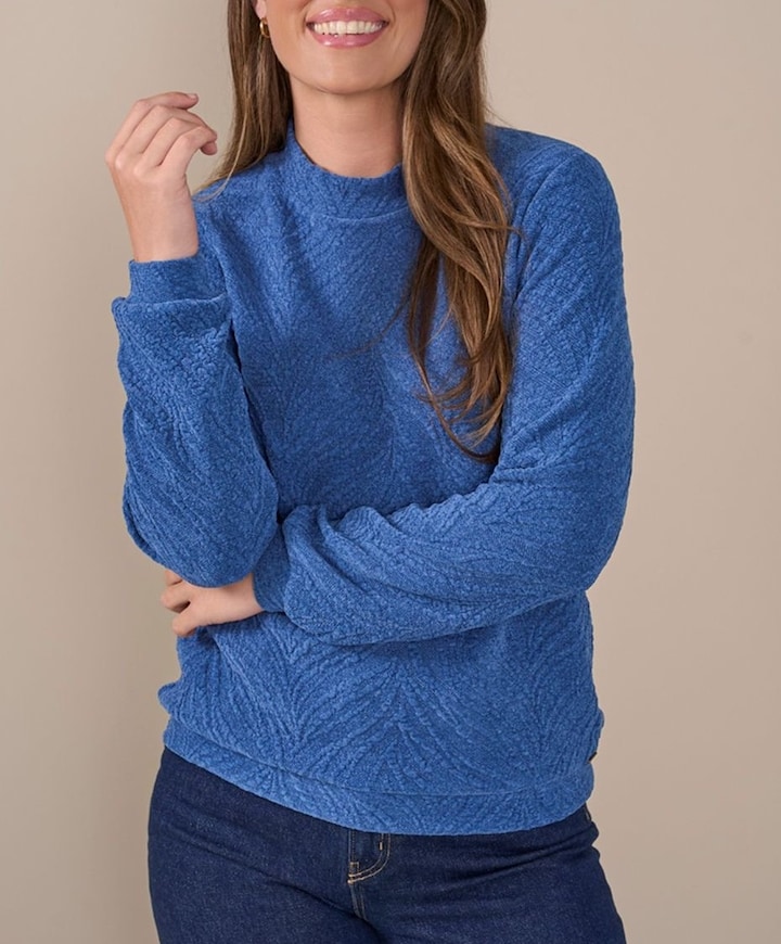 Dames trui blauw