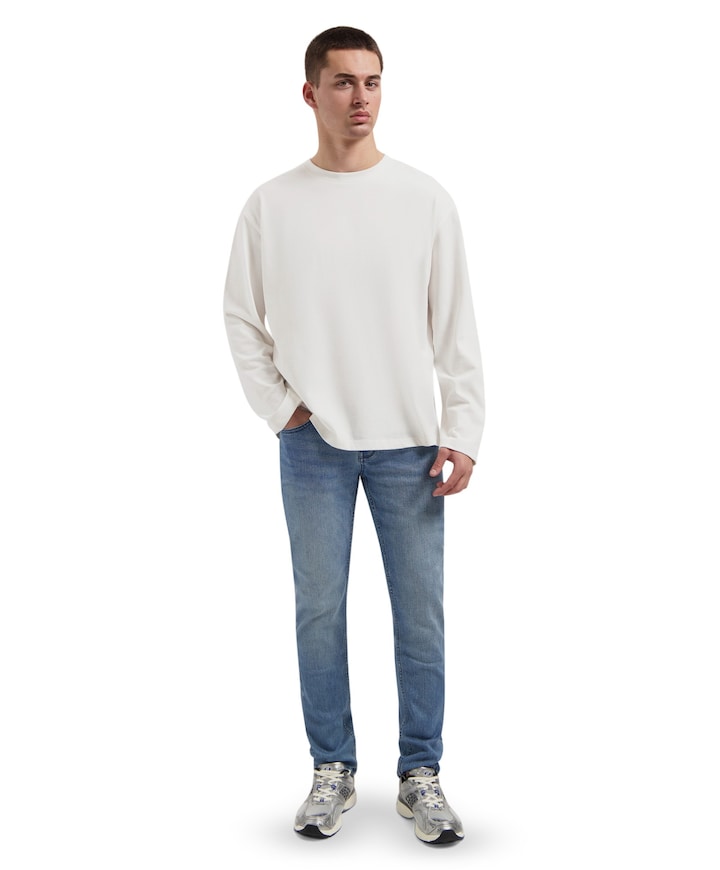 The Ryan Slim Fit Jeans heren jeans blauw