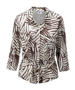Dames blouse bruin