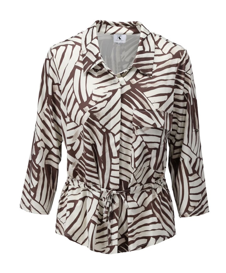 Dames blouse bruin