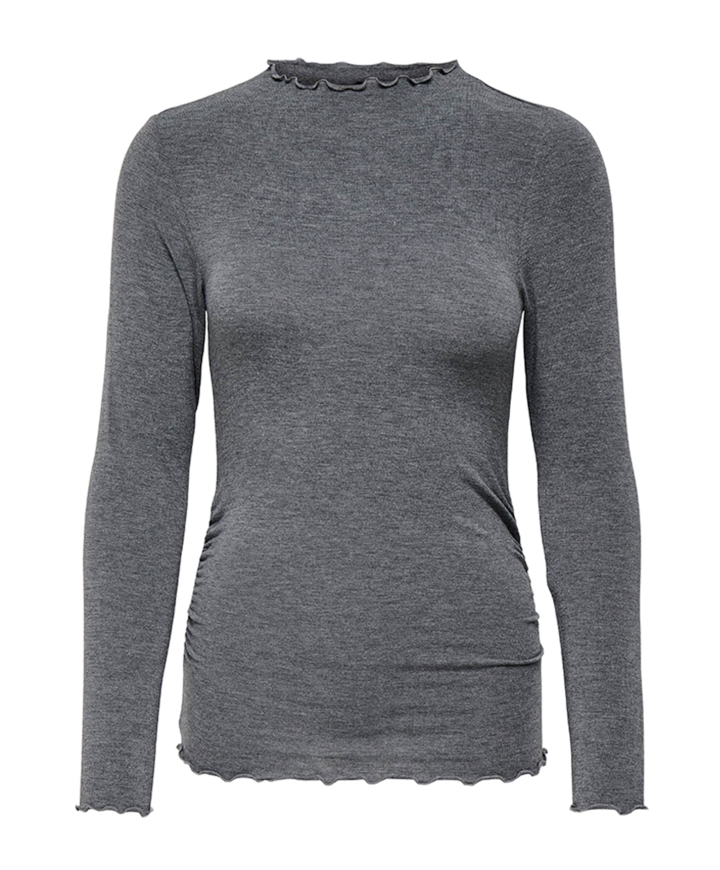 Dames longsleeve grijs