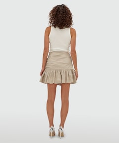 Dames rok beige