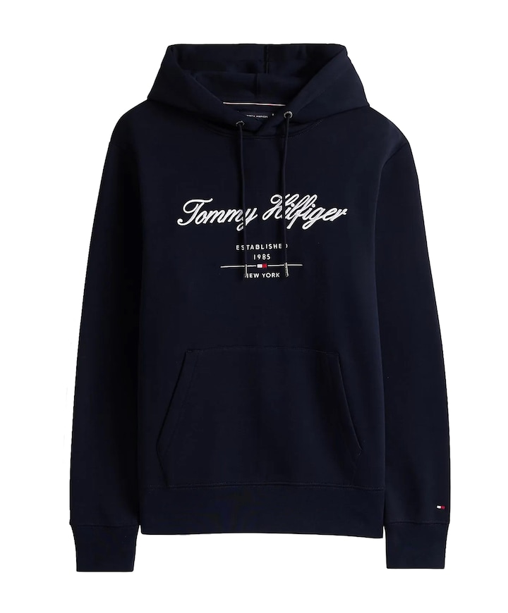 Heren hoodie blauw