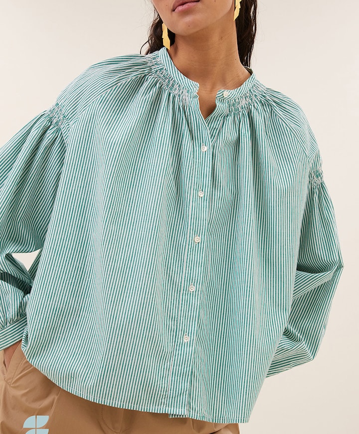 Dames blouse groen