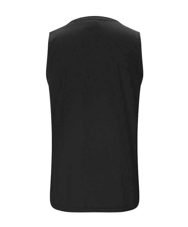 Heren singlet zwart