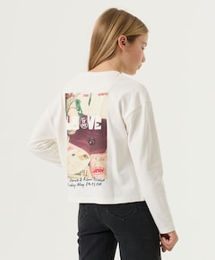 Meisjes longsleeve ecru