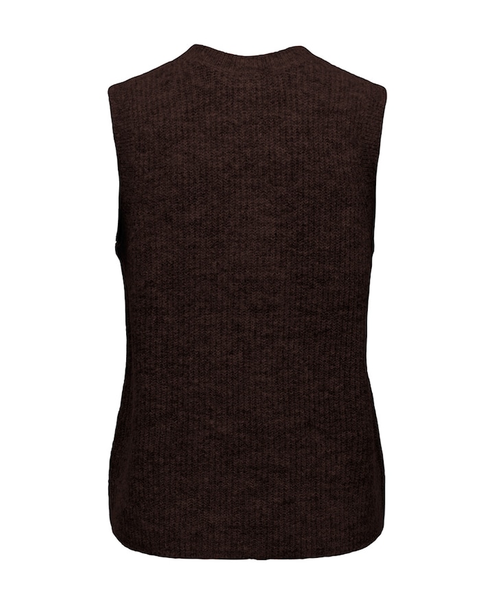 Dames gilet bruin
