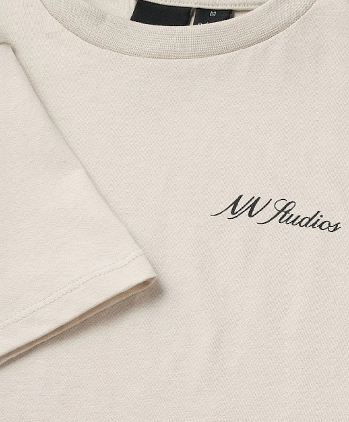 Jongens t-shirt beige