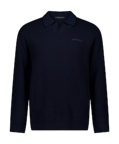 Heren polo blauw
