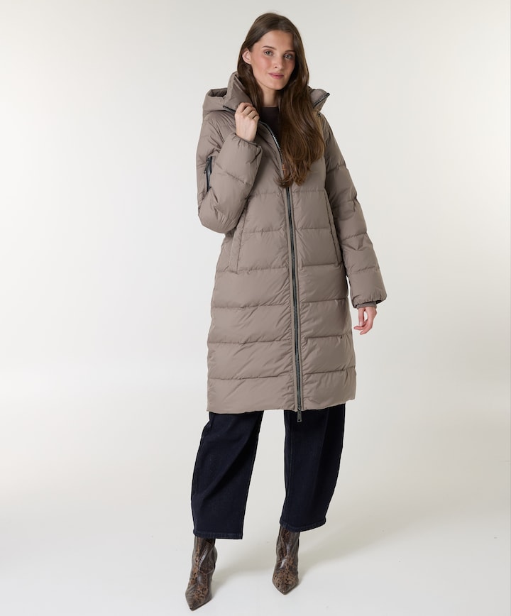 Dames jas beige