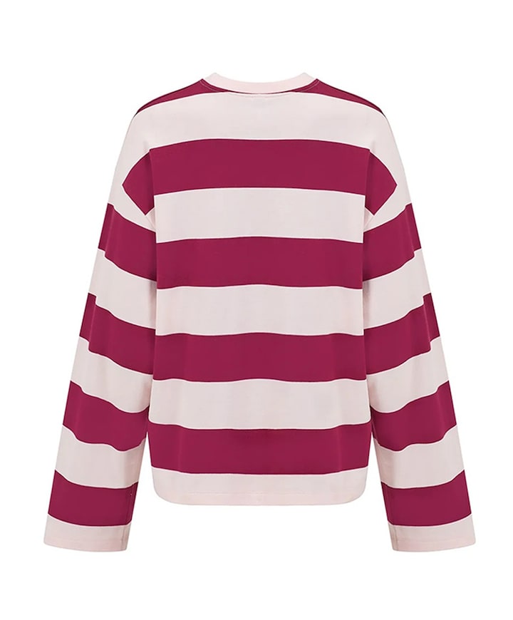 Dames longsleeve rood
