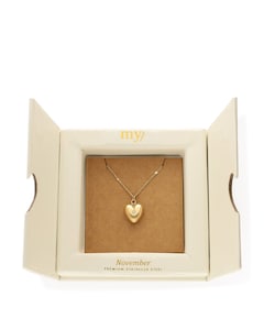 Dames ketting november goud