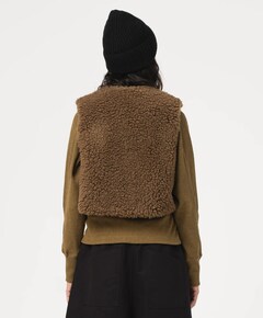 Dames gilet bruin
